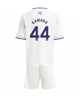 Billige Fotballdrakt Aston Villa Boubacar Kamara #44 Replika Tredjedraktsett Barn 2025-26 Kortermet (med bukser)